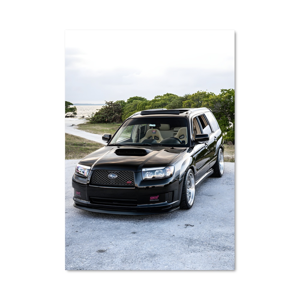 Poster exceptionnel Subaru Forester STI